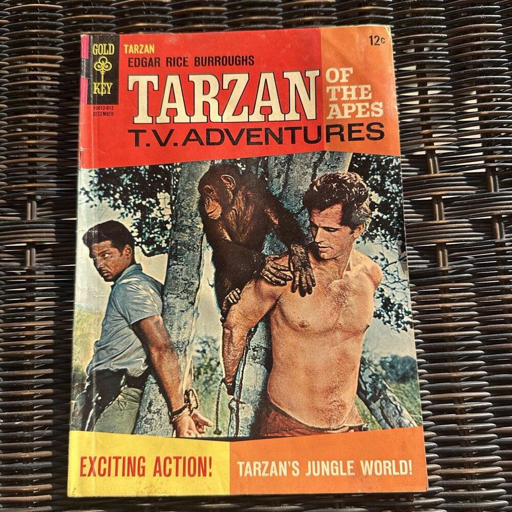 Tarzan of the Apes No.‎ 162 Gold Key Comics 1966 TV Adventures Ron Ely